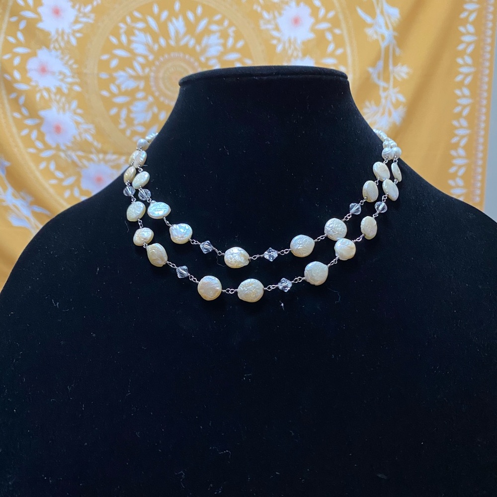 925 Freshwater & Natural Pearl Necklace ✨😍 - Picture 2 of 8